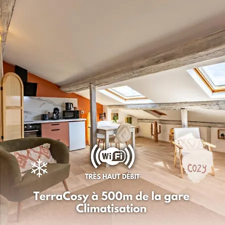 Terracosy 2 Personnes - Climatise, Wifi, Proche Centre & Restaurants Narbonne